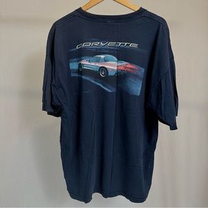 navy blue corvette tee